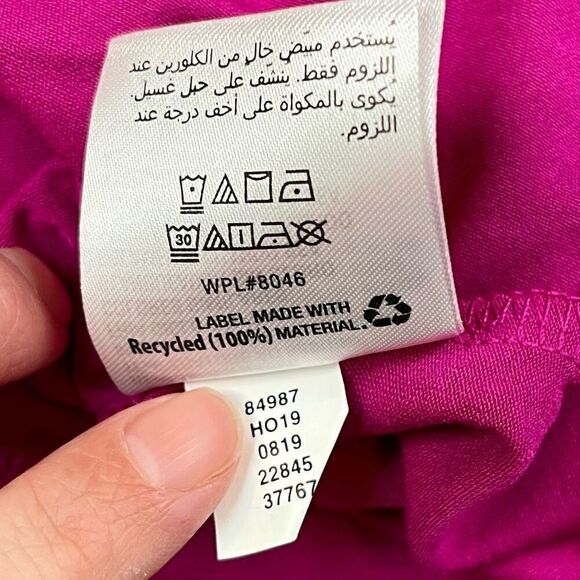 JM Collection Pink 3/4 Sleeve Tunic 1X - Picture 7 of 8